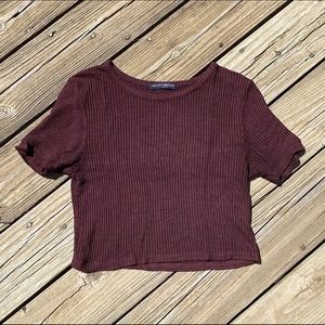 Brandy Melville Knit Crop Top